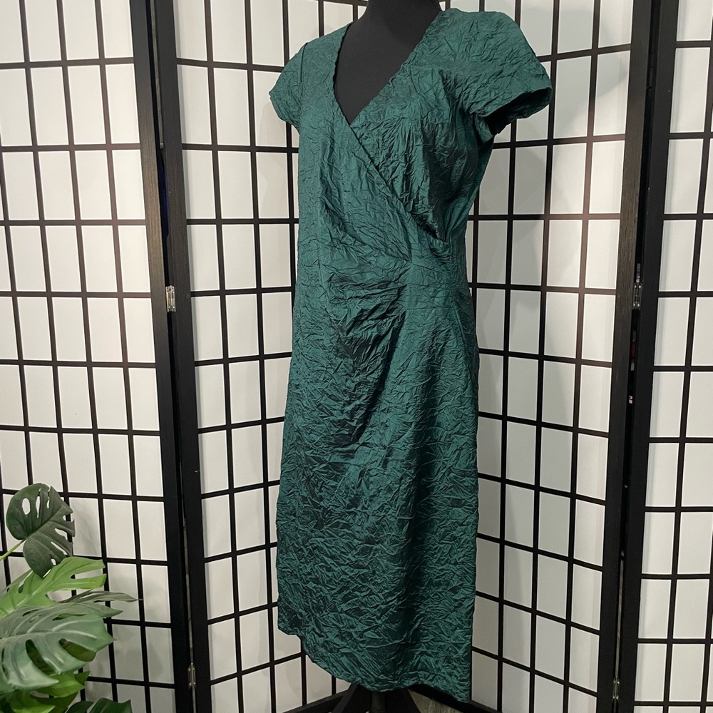 Chic Teal Midi Dress